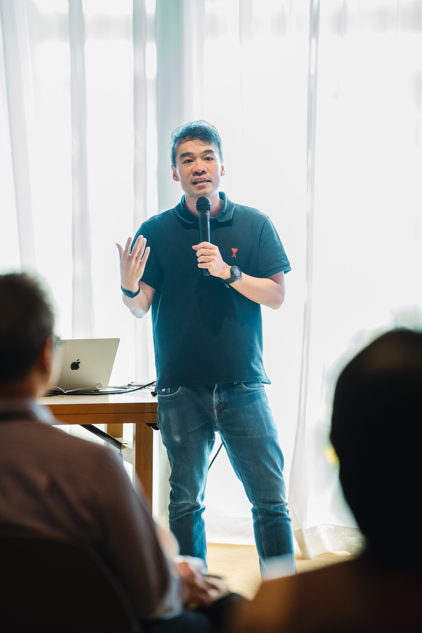 Instructor presenting