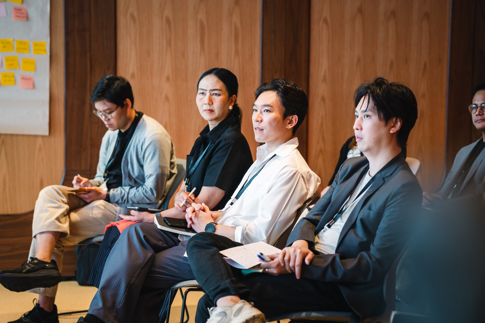 Executives listening